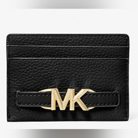 Micheal Kors Reed Large Pebbled Leather Card Case - Picture 1 of 1
